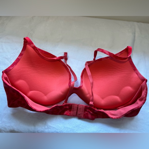 La Senza Push-Up Bra – Red/Coral Animal Print – Size 36A - Picture 4 of 7